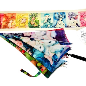 SET- Over the Rainbow Umbrella and Spectrum Sisters Ltd Edition Holofoil Print