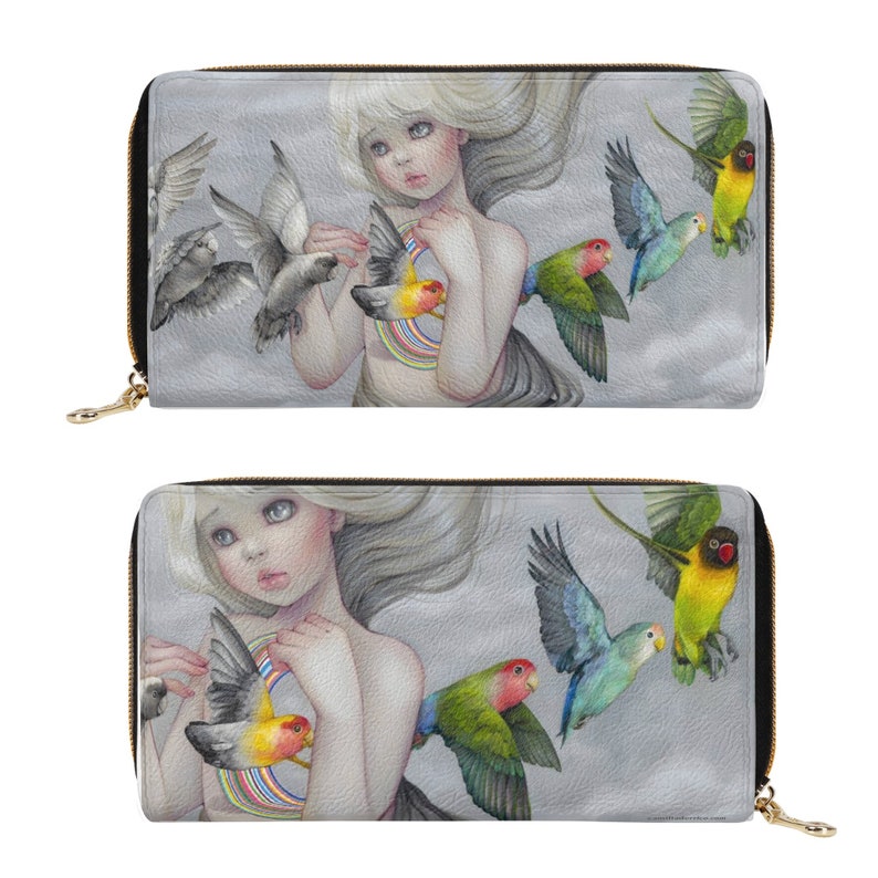 Flocks of Fortune Zippered Clutch image 4