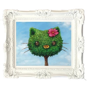 Hello Kit-Tree Replica Framed