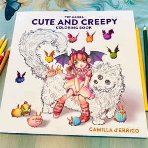 Pop Manga Cute and Creepy Coloring Book - RESTOCKED