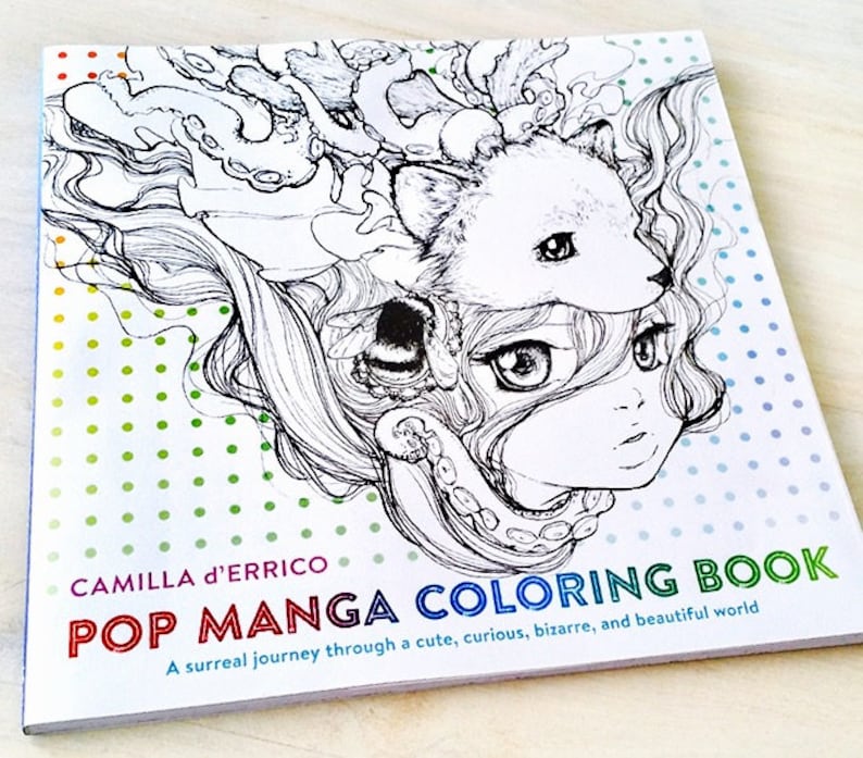 Pop Manga Coloring Book 