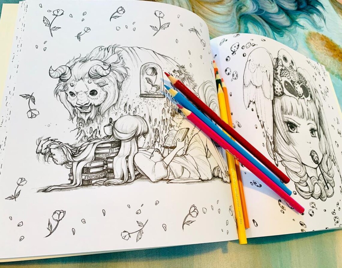Pop Manga Cute and Creepy Coloring Book RESTOCKED | Etsy Canada
