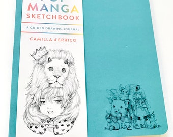 Journal/carnet de croquis manga pop