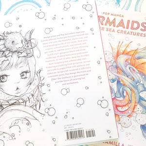 Pop Manga Mermaids and Other Sea Creatures Coloring Book image 7