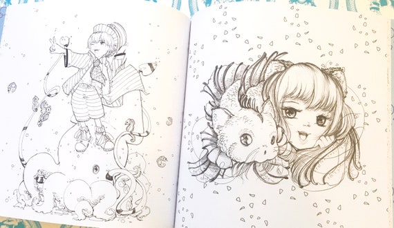 Manga Sparkle: Kawaii: A Cute & Shimmery Anime & Manga Style Coloring Book [Book]