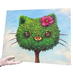 Hello Kit-Tree Replica Unframed