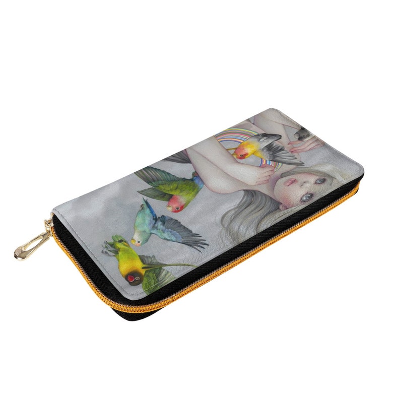 Flocks of Fortune Zippered Clutch image 2