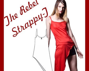 Rebel Strappy Tshirt Sewing Pattern