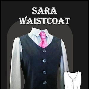 Sara Ladies Waistcoat Sewing Pattern