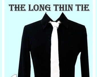 Sewing Pattern: Easy ten step LONG THIN tie