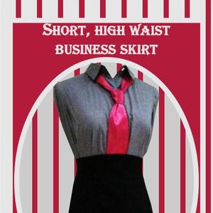 Sewing Pattern: Short, High Waist Skirt