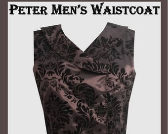 Peter Men's waistcoat sewing pattern