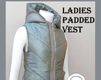 Ladies Padded Vest Sewing Pattern