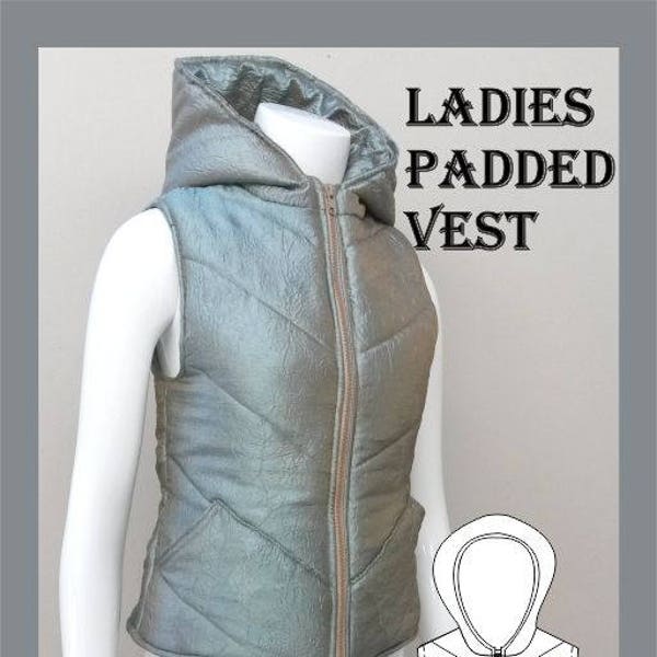 Ladies Padded Vest Sewing Pattern