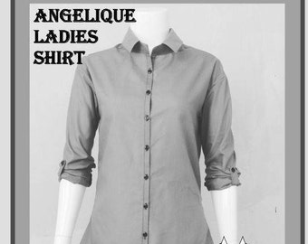 Angelique Ladies Shirt Sewing Pattern