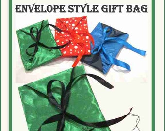 Schnittmuster - Geschenktüte im Kuvertstil - 4 Größen Variationen: A6, A5, A4 und A3