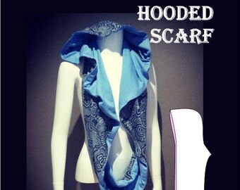 Hooded Scarf sewing pattern