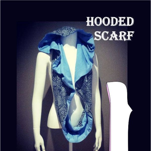 Hooded Scarf sewing pattern