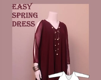 Easy Spring Dress Sewing Pattern