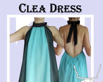 Clea Dress Sewing Pattern - Plus sizes 18/44 to 28/54