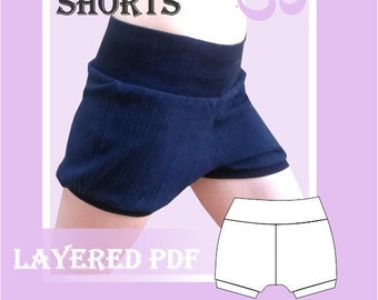 Sewing Pattern: Easy Yoga shorts