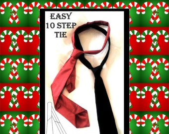 Sewing Pattern: Easy ten step tie Pattern