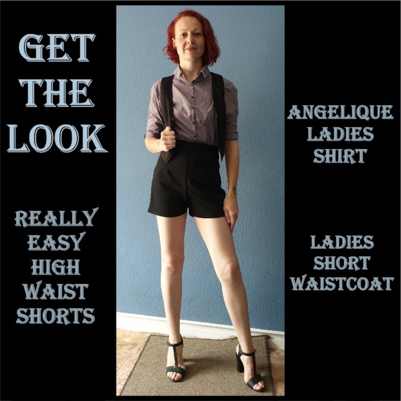 Sewing Pattern: Ladies Short Waistcoat image 2