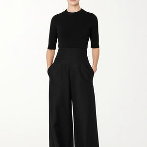 Really Easy high waist wide legged pants - PDF Sewing Pattern - Sizes XSmall to XXLarge