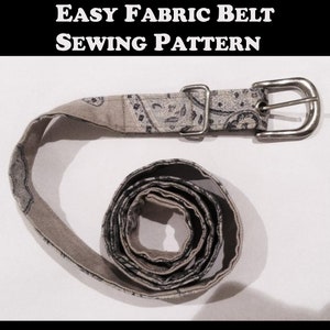 Schnittmuster: Easy Fabric Gürtel