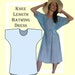 Sewing Pattern: Summer Batwing Dress 2 Pattern Combo - Etsy