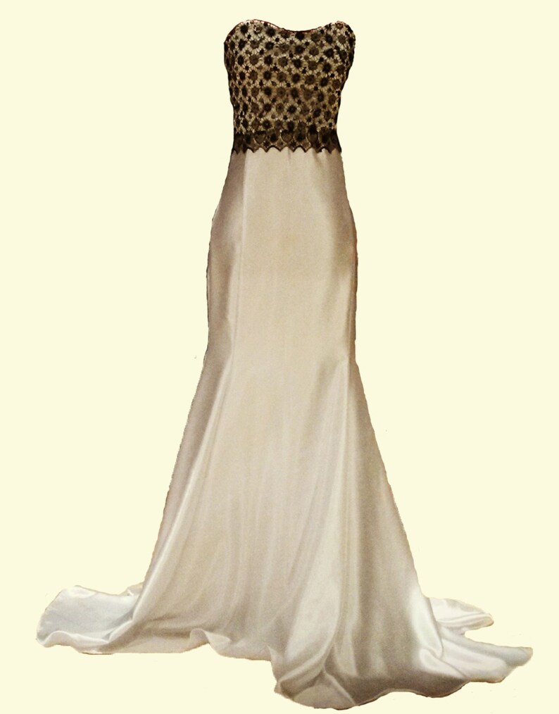 Sewing Pattern Trumpet Style Gown With Sweetheart Neckline Etsy