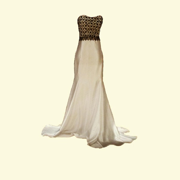 Sewing Pattern: Trumpet Style Gown with sweetheart neckline