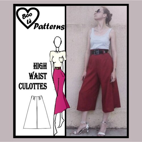 Zero Waste Culottes PDF Sewing Pattern - Etsy