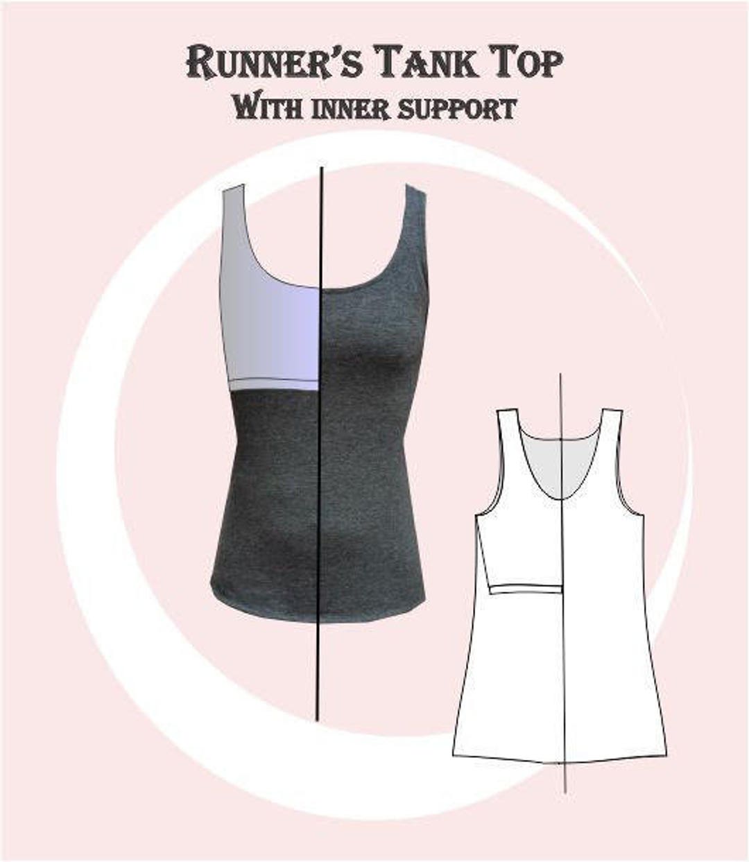 Runners Tank Top Sewing Pattern - Etsy