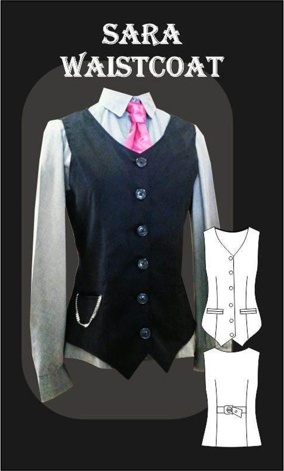 ladies waistcoat sewing pattern
