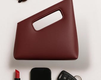 Schnittmuster für eine kleine Handtasche: Schicke DIY Clutch (PDF Download A4/US Letter Size)