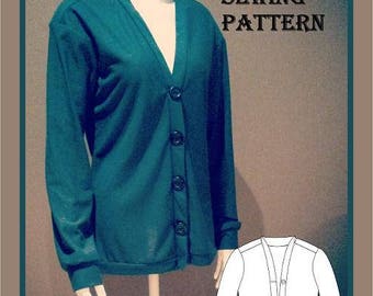 Ladies Cardigan Sewing Pattern