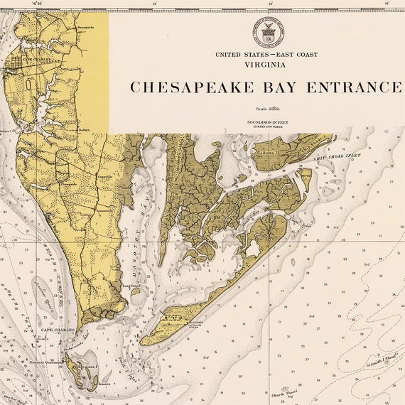 Nautical Chart Hampton Roads