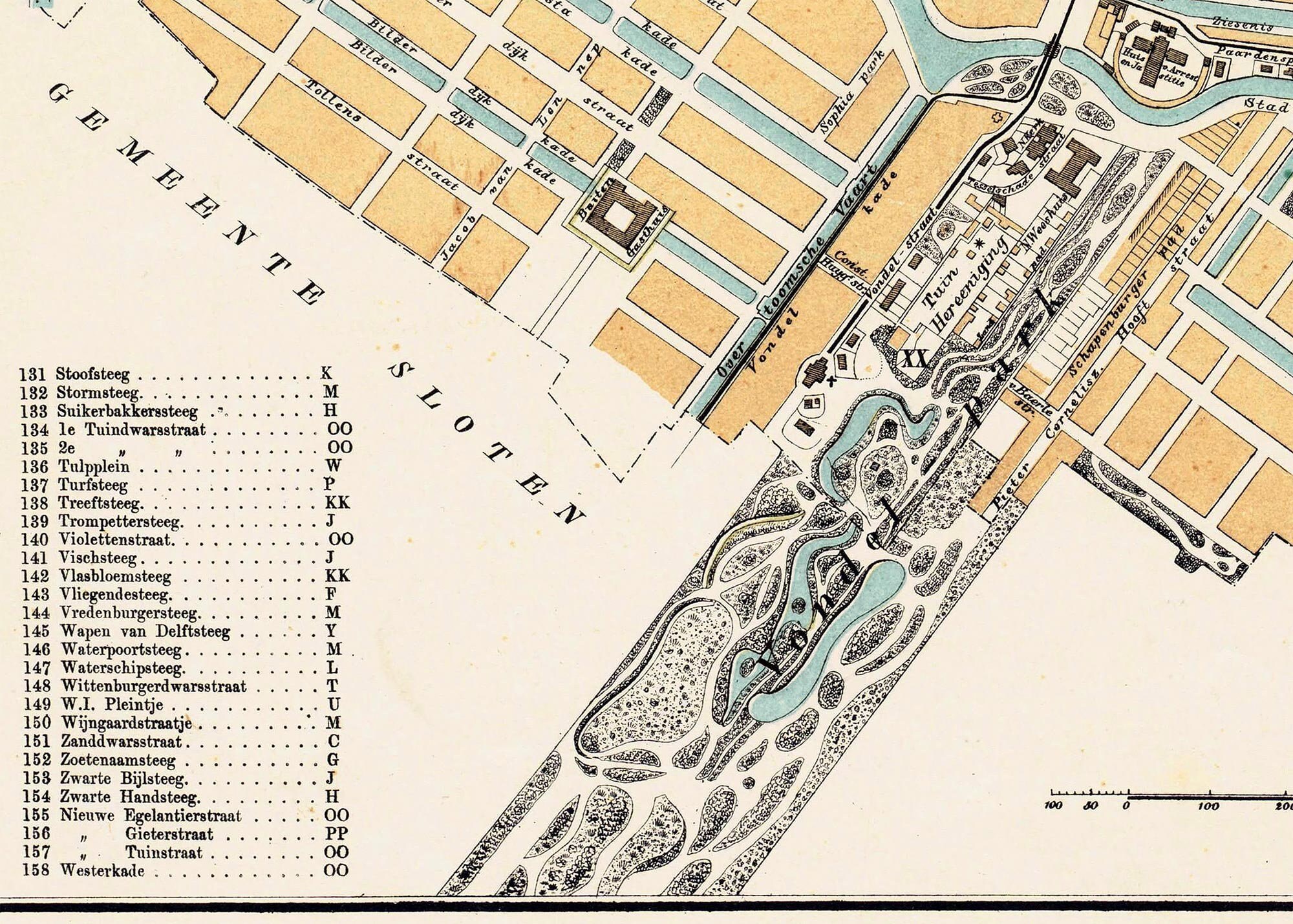 額装品 西洋古地図 1800年頃 アムステルダム都市図 コア東京Web