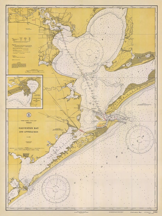 Galveston Bay Nautical Chart