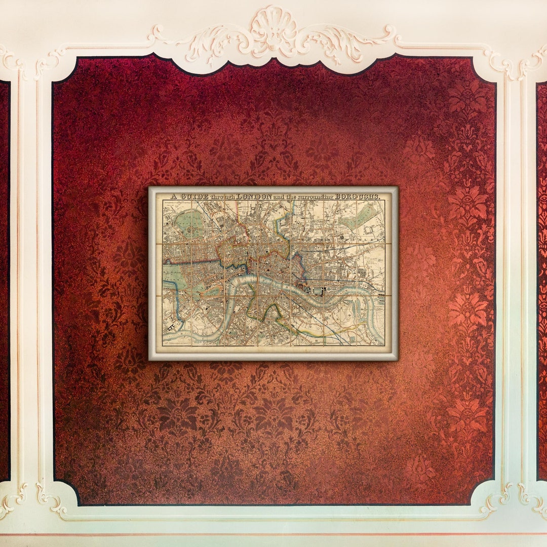 Old Map of London LAST COPY 30 X 20 Inches Print of Vintage Victorian London Map, 1846. Gallery