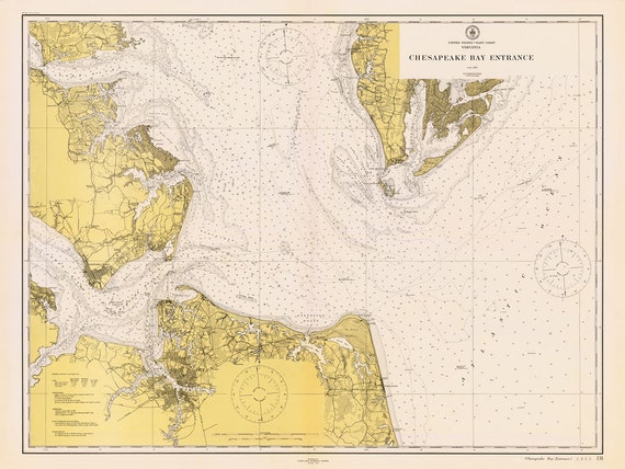 Hampton Roads Nautical Chart