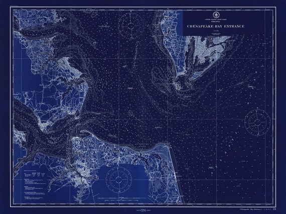 Nautical Chart Hampton Roads