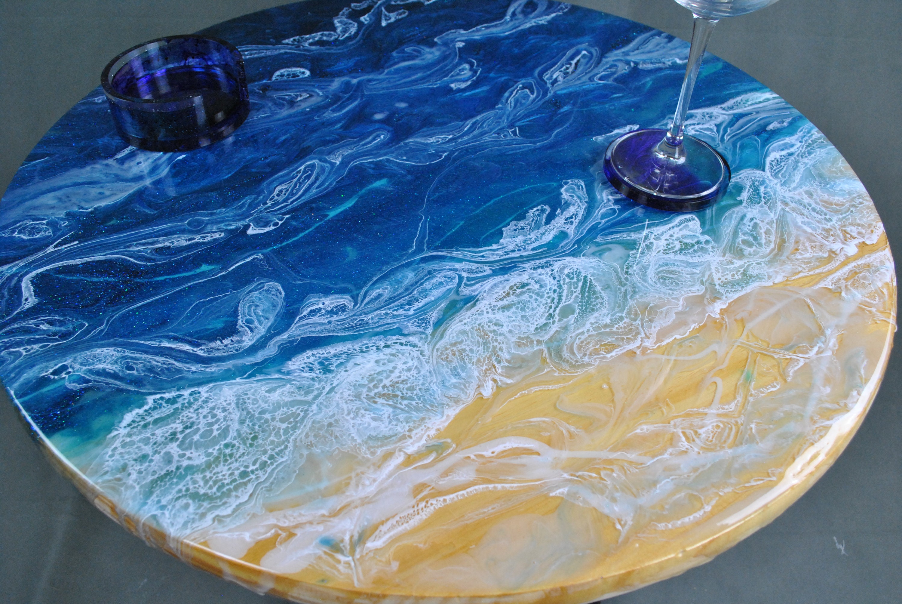 Ocean Table Coffee Table Resin Ocean Table Beach Table Etsy