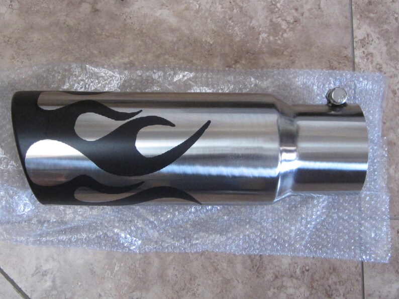 Custom Laser Etched Exhaust Tip for Gas or Diesel Truck Etsy