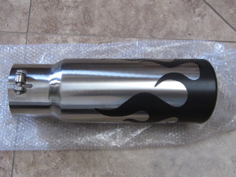 Custom Laser Etched Exhaust Tip for Gas or Diesel Truck Etsy