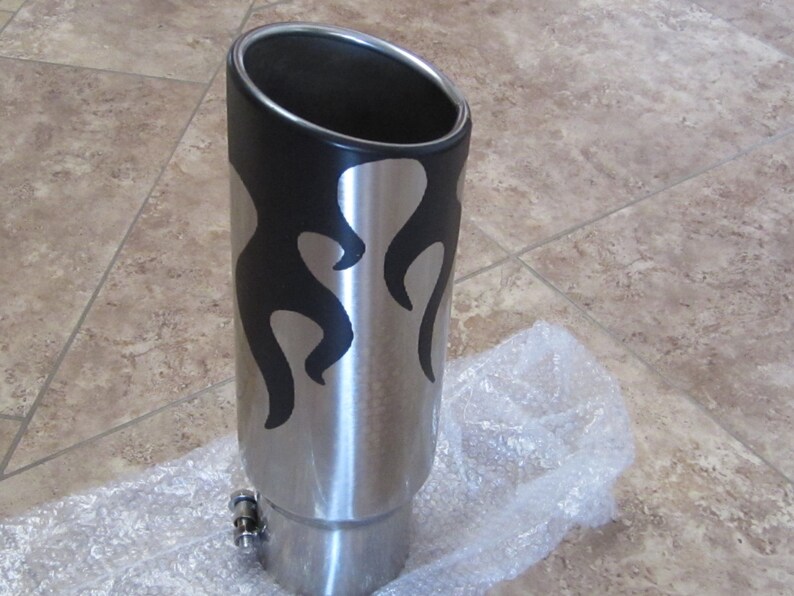 Custom Laser Etched Exhaust Tip for Gas or Diesel Truck Etsy