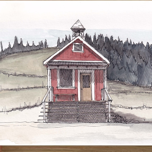 One Room Schoolhouse Etsy