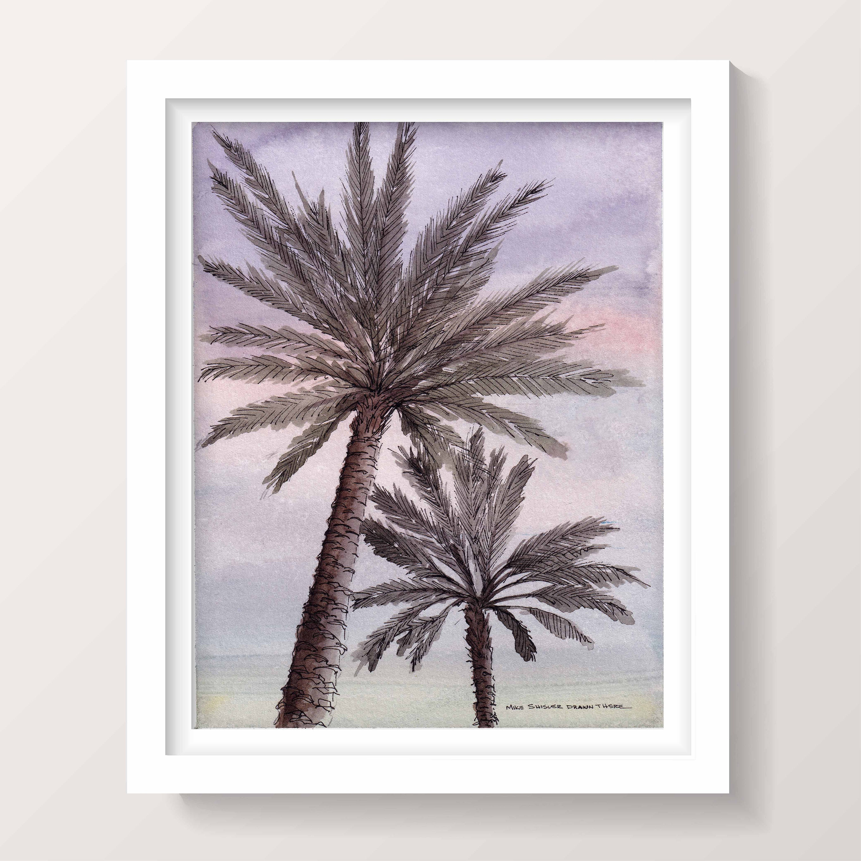 just add sugar palm tree drawing - Simple Simon and Company