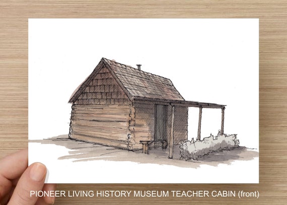 Pioneer Log Cabin Arizona Pioneer Living History Teacher Etsy